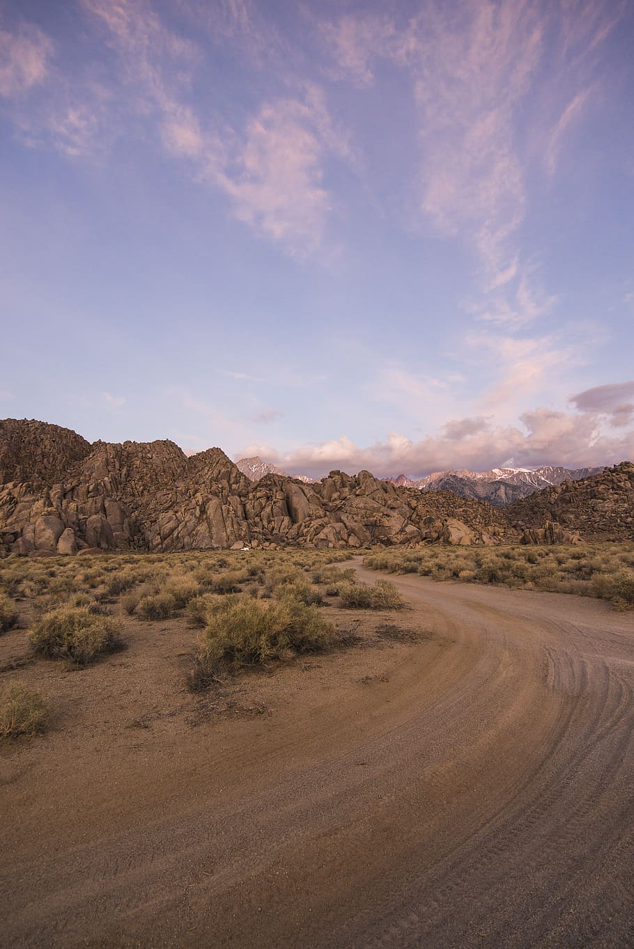 dirt road during daytime, sky, environment, landscape, rock, non-urban scene HD wallpaper