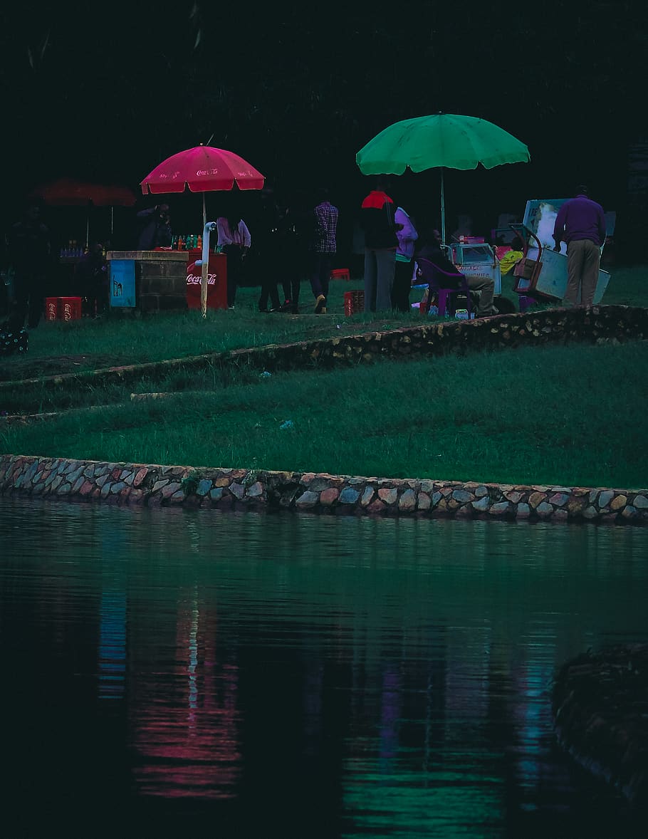 kenya, nairobi, water, umbrella, protection, reflection, nature HD wallpaper