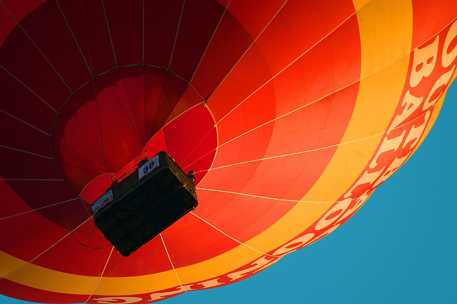 Low Angle Photography of Hot Air Balloon, abstract, airship, art, HD wallpaper