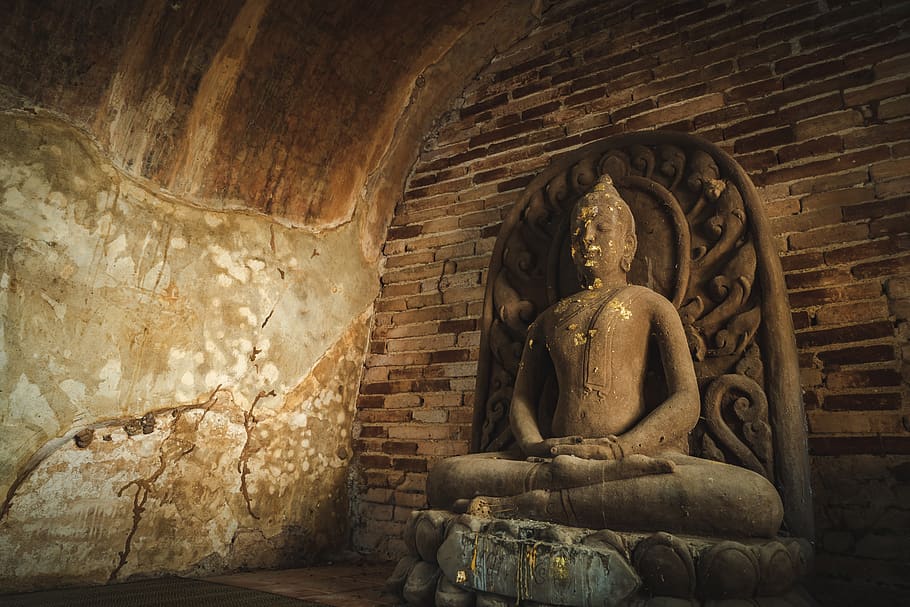 wat, temple, mai, thailand, chiang, old, buddhism, ancient HD wallpaper