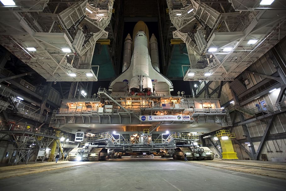 shuttle, discovery, space, transport, nasa, mission, architecture HD wallpaper