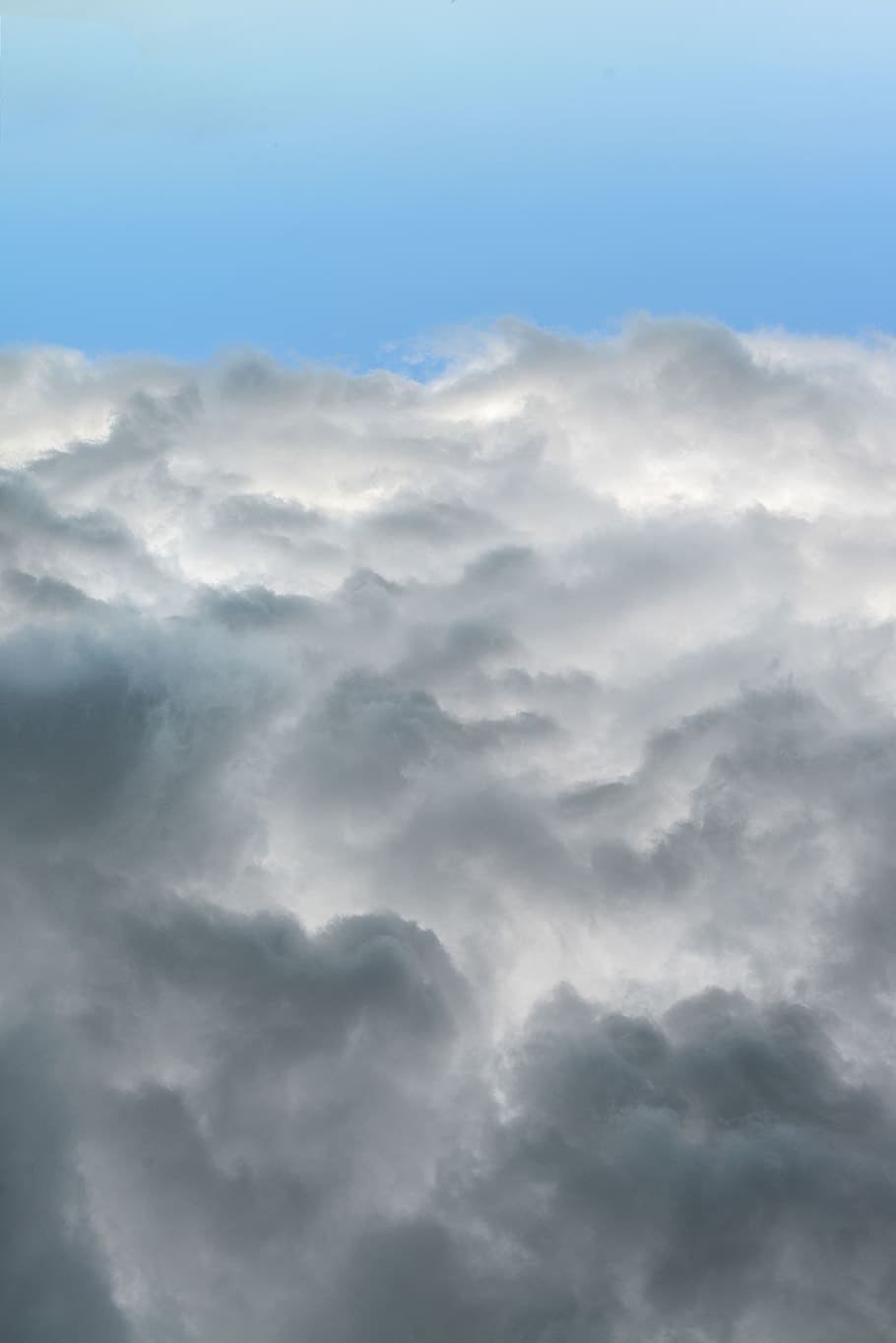 clouds, sky, heaven, cloudy, grey, blue, contrast, air, cloud - sky HD wallpaper