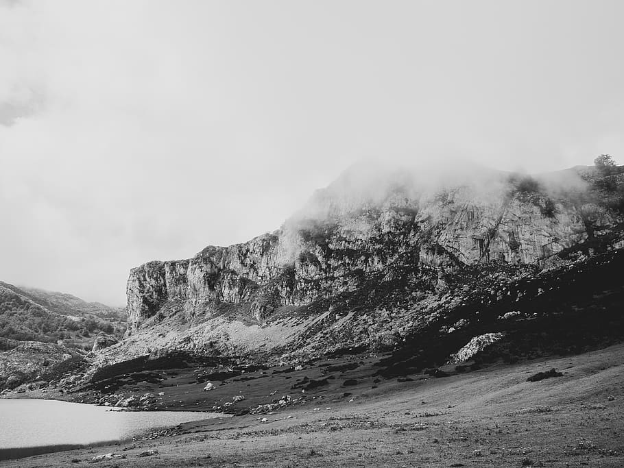 snow-capped mountain under cloudy sky, outdoors, alps, nature HD wallpaper
