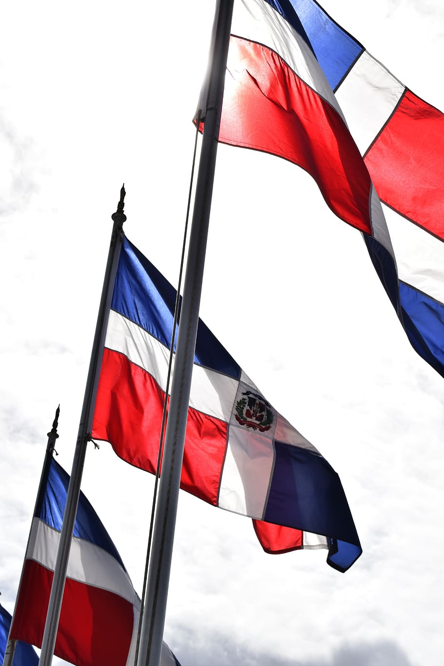 flag, banner, pole, country, image, patriotism, scarlet, symbol HD wallpaper