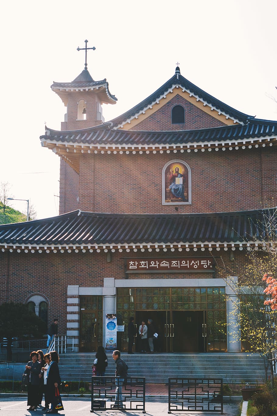 person, human, building, temple, architecture, worship, shrine HD wallpaper