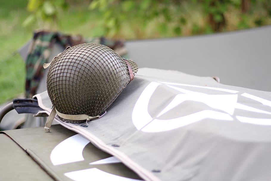 helmet, army, war, soldier, military, battle, camouflage, protection HD wallpaper