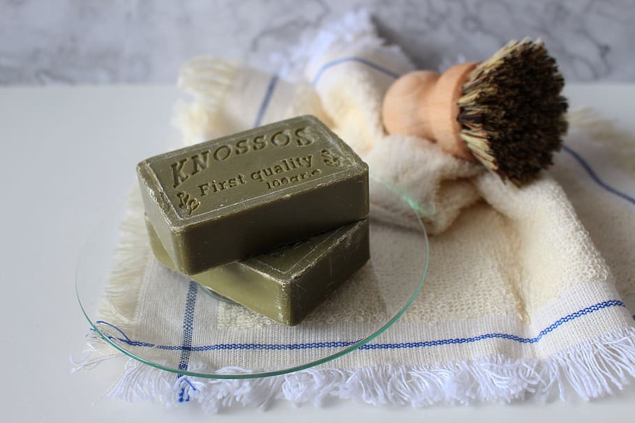 soap, bristle, natural brush, rag, clean up, cosmetics, bathroom HD wallpaper