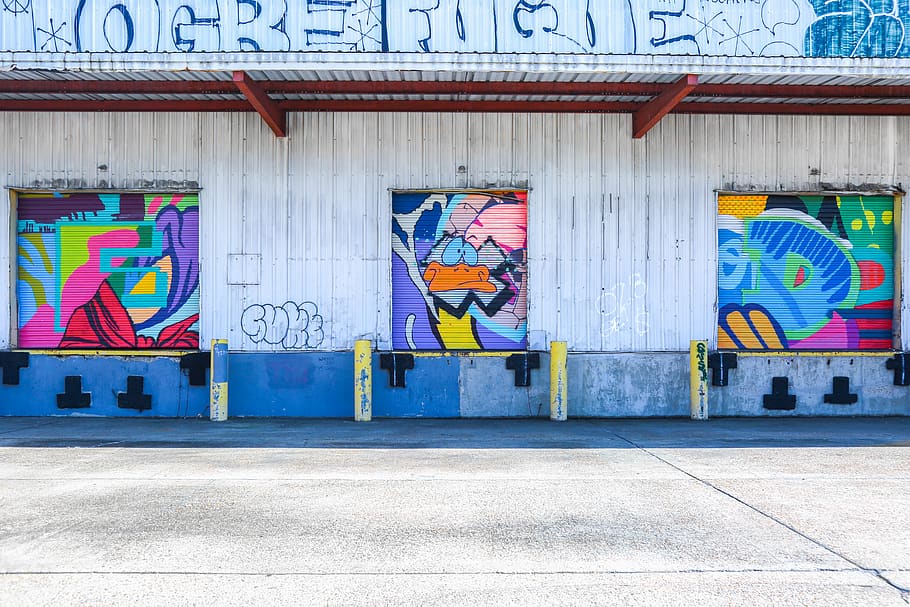 built structure, multi colored, architecture, graffiti, creativity HD wallpaper