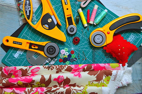 cutting tool, textile, late, buttons, clipboard, sewing, material HD wallpaper
