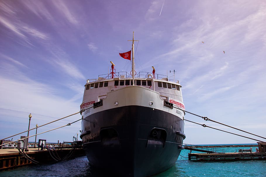 boat, ship, water, ocean, sea, pier, dock, marina, harbour HD wallpaper