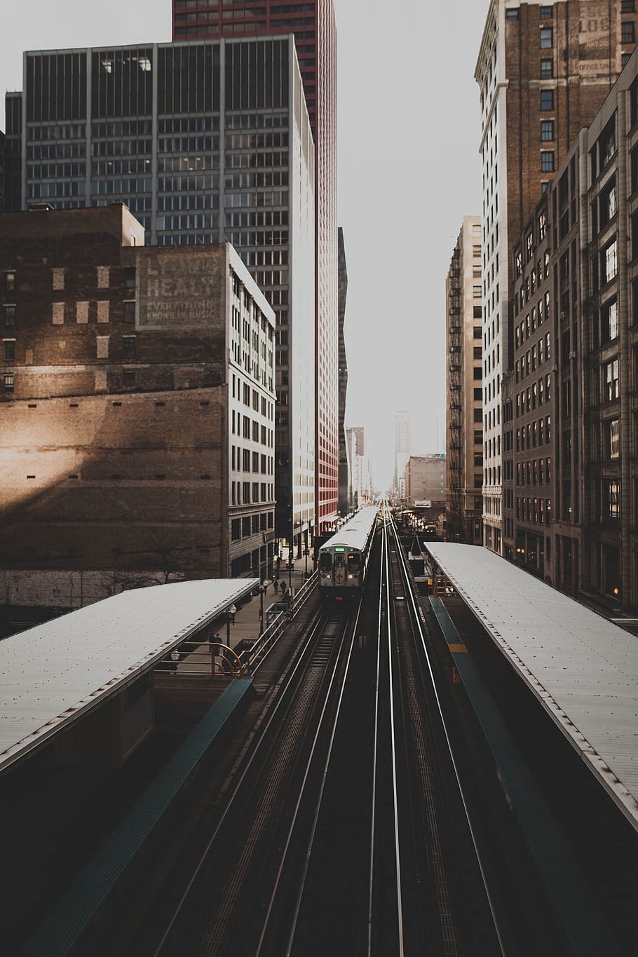 train, station, rail, trail, urban, city, building, establishment HD wallpaper