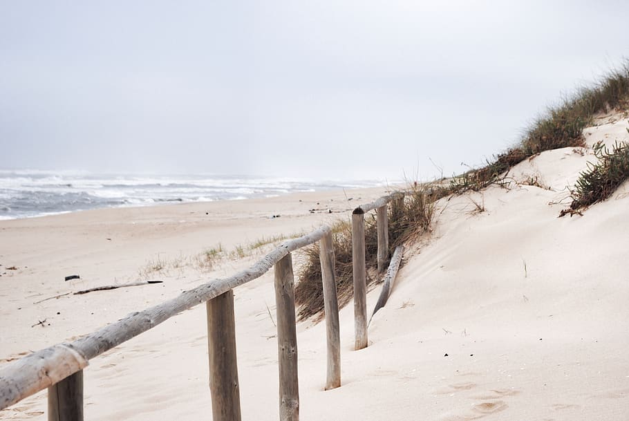 beach, land, water, sky, nature, scenics - nature, sand, tranquil scene HD wallpaper