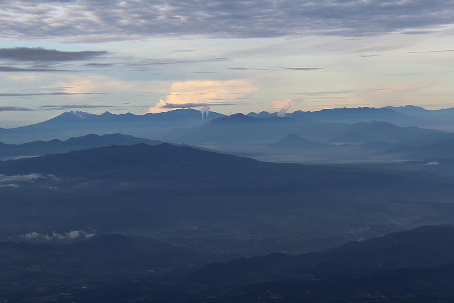 indonesia, mount cereme, mountain, scenics - nature, beauty in nature HD wallpaper