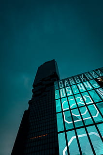 gray building, office building, king power mahanakhon, urban HD wallpaper