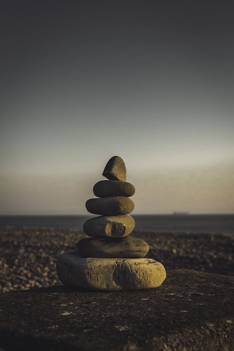 stones, relax, stack, pebbles, beach, outdoors, summer, seasons HD wallpaper