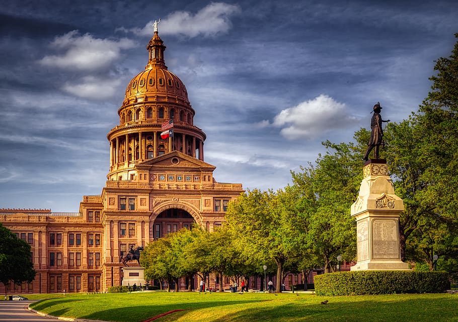 texas state capitol, austin, america, architecture, government, HD wallpaper