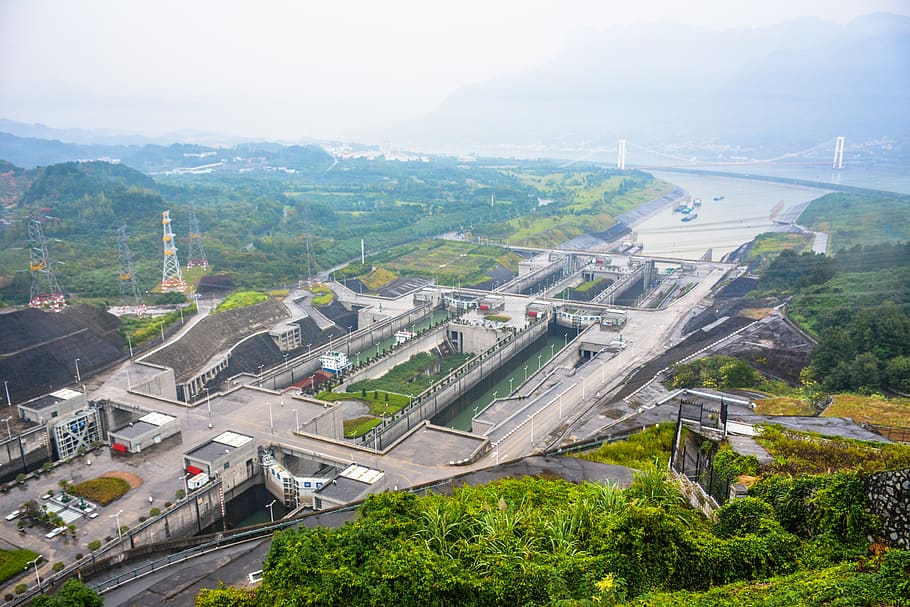 china, yichang, architecture, transportation, built structure HD wallpaper
