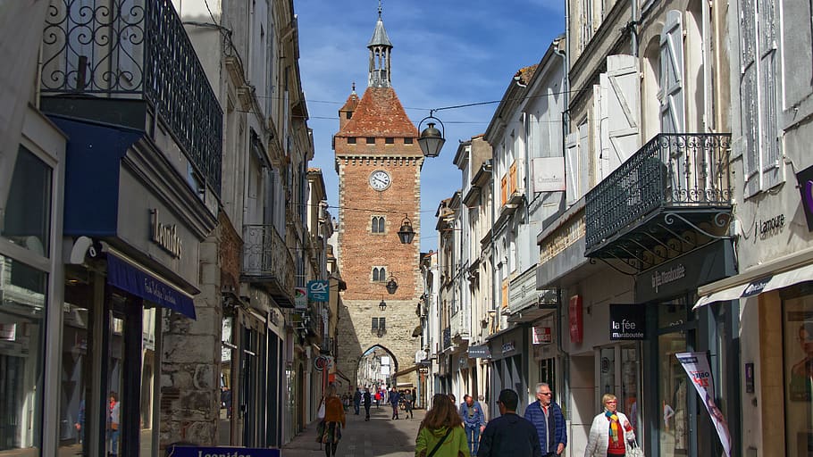 building, tower, architecture, person, human, clock tower, france HD wallpaper