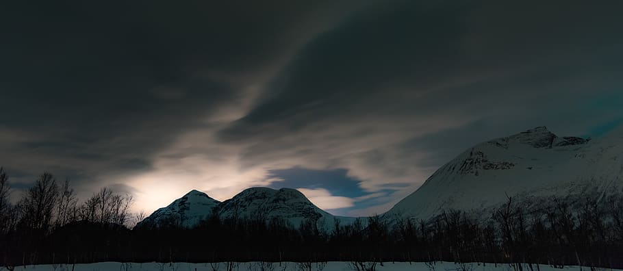 snow covered mountains, beauty in nature, scenics - nature, sky HD wallpaper