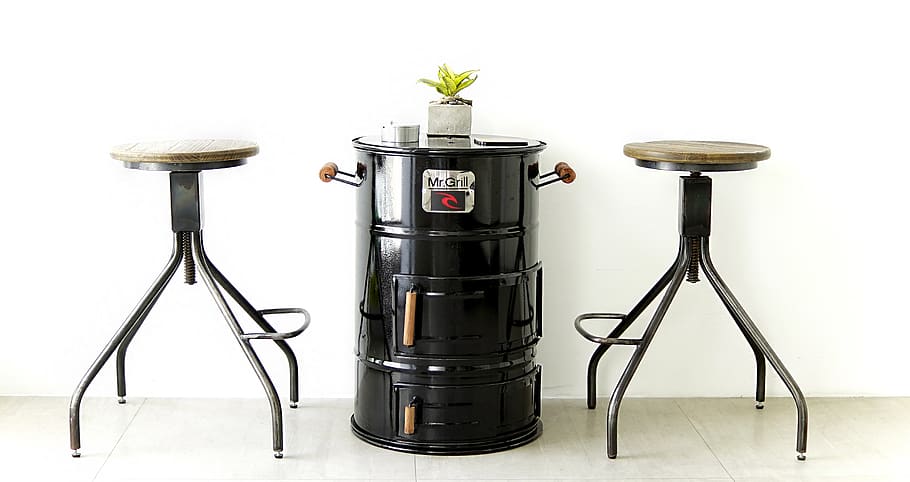 stool, architecture, metal, design, decoration, eames, guc HD wallpaper