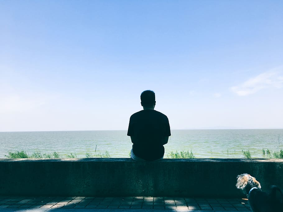 中国, 湖州市, sky, water, sea, real people, horizon, horizon over water HD wallpaper