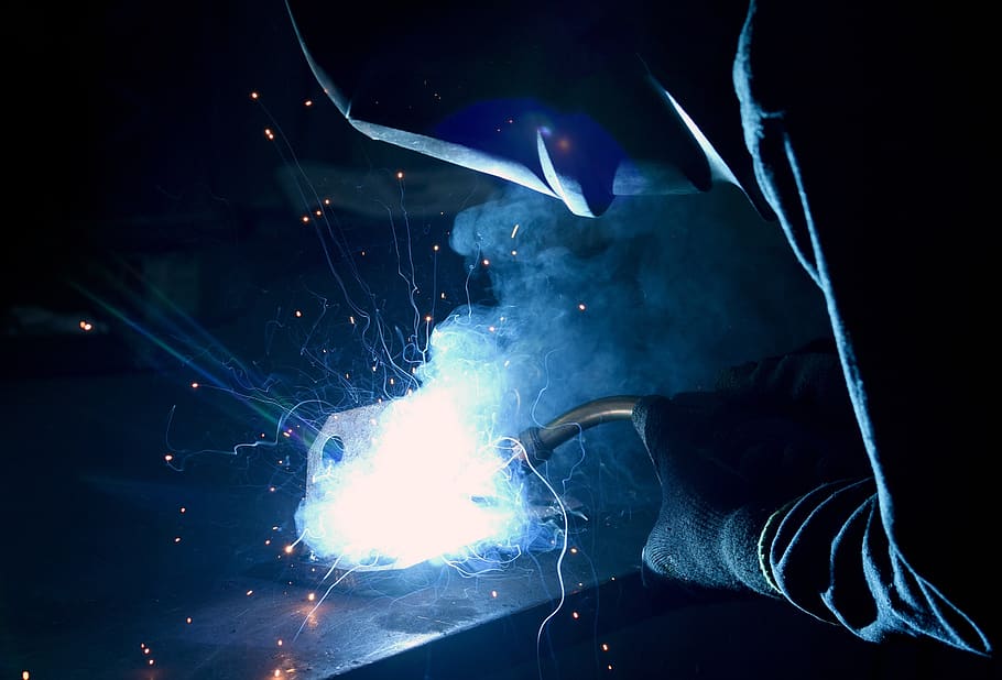 welding, work, metal, tools, man, machine, technology, industrial HD wallpaper