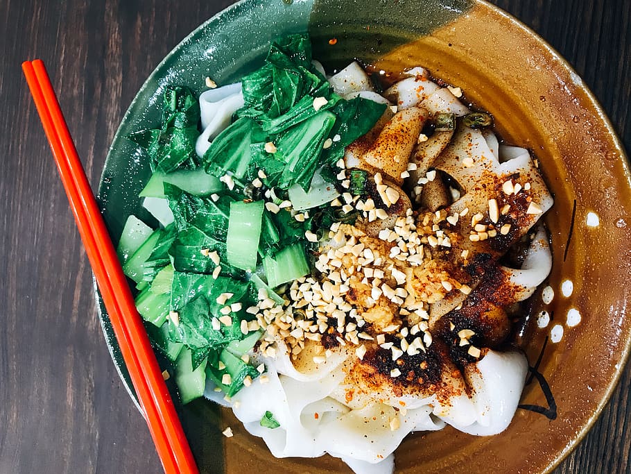 noodle, food and drink, ready-to-eat, vegetable, healthy eating HD wallpaper