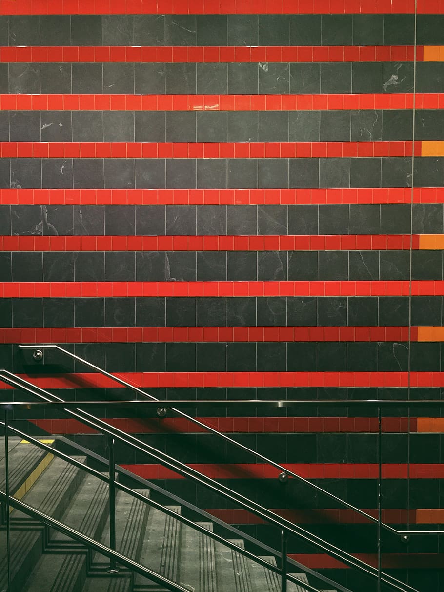 subway, stripe, built structure, architecture, pattern, no people HD wallpaper