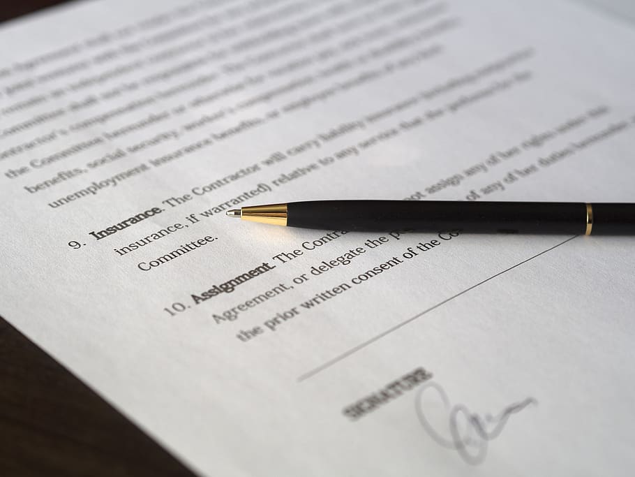 Black Pen Placed on White Paper, blur, close-up, composition HD wallpaper