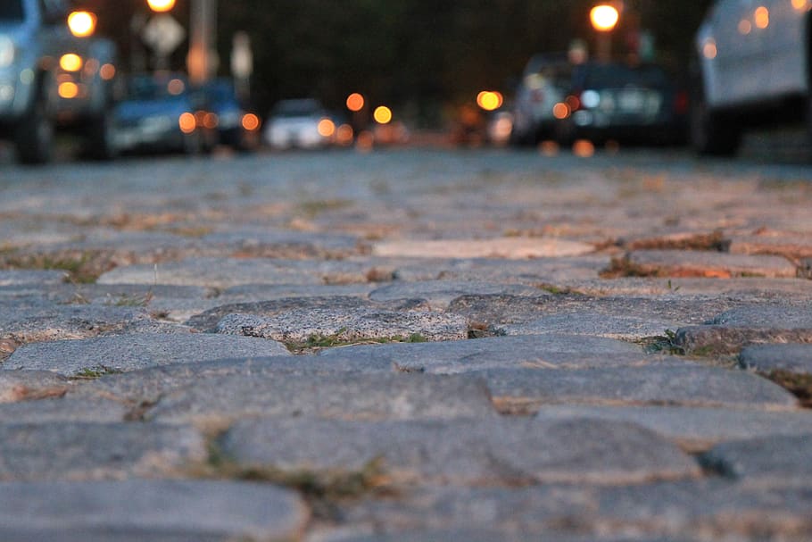 light, dark, black, city, street, transportation, selective focus HD wallpaper
