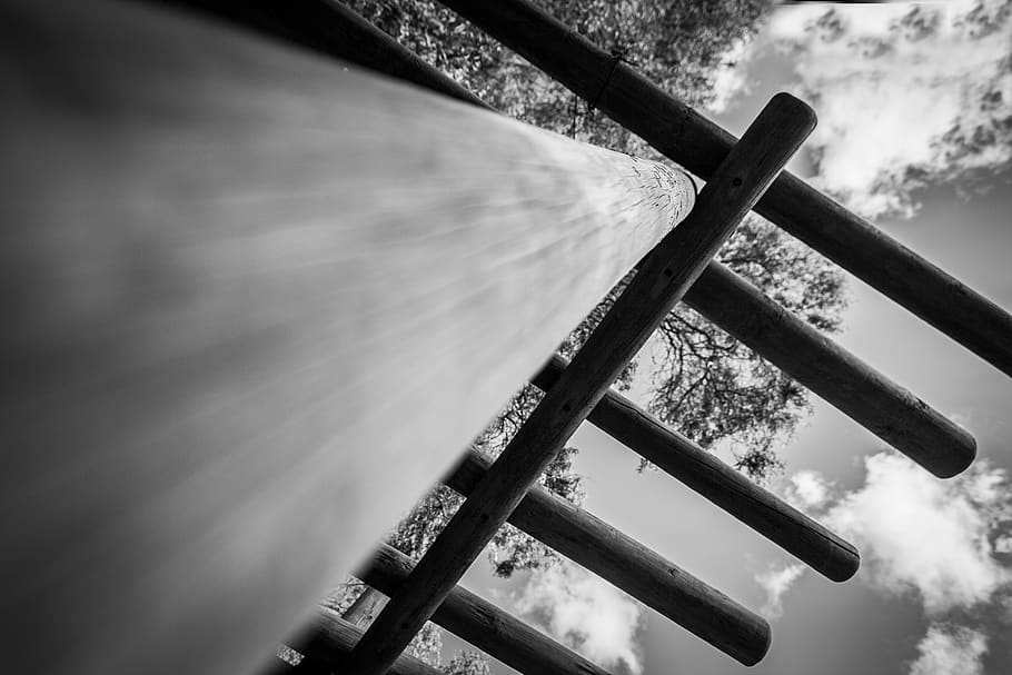 black, white, wood, textures, sky, no people, nature, cloud - sky HD wallpaper