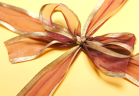 gift, bow, nobody, package, present, red, ribbon, tape, tie HD wallpaper