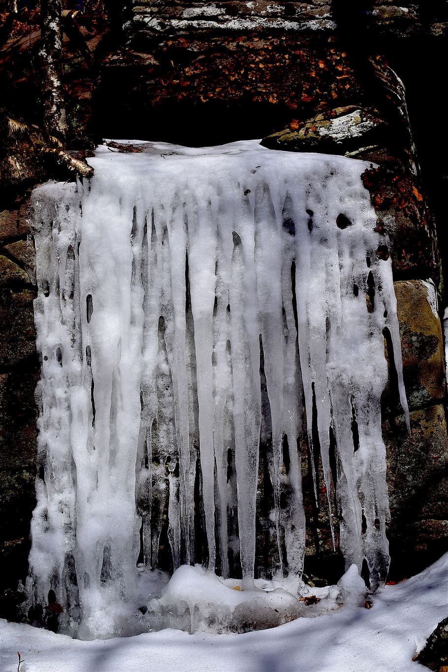 icicles, winter, ice, cold, frozen, nature, frost, icy, wintry HD wallpaper