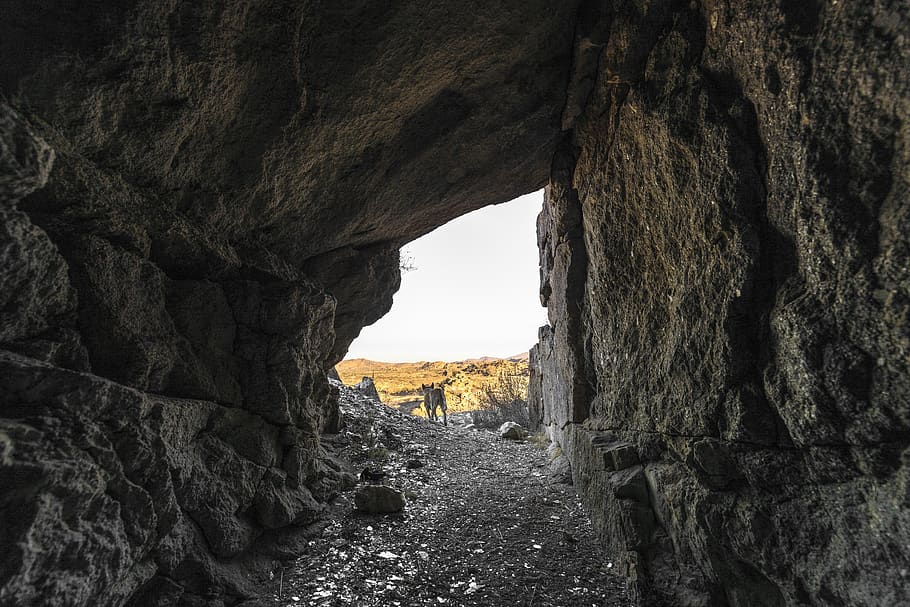 cave, mine, stone, namibia, africa, marble, tunnel, rock, solid HD wallpaper