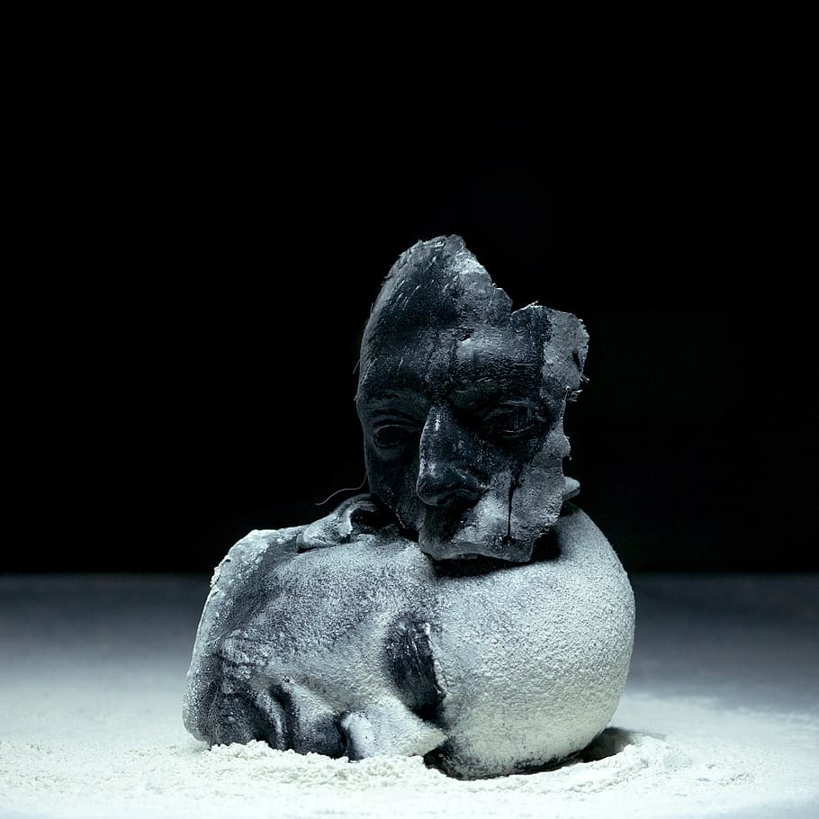 mask, black, white, broken, mind, vortexessay, com, representation HD wallpaper