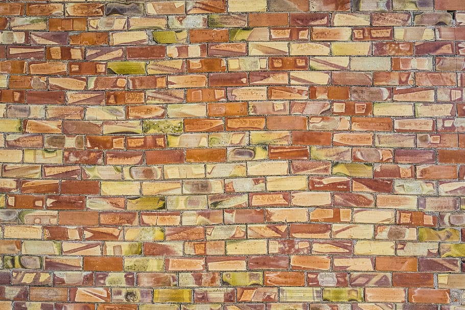 brick, brick wall, full frame, backgrounds, built structure HD wallpaper