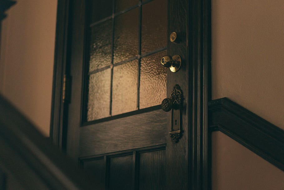 canada, calgary, downtown, gold, key, lock, wooden, room, home HD wallpaper