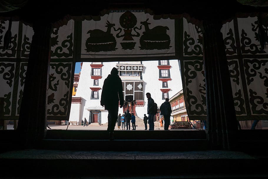 china, lhasa, monastery, tibet, architecture, built structure HD wallpaper