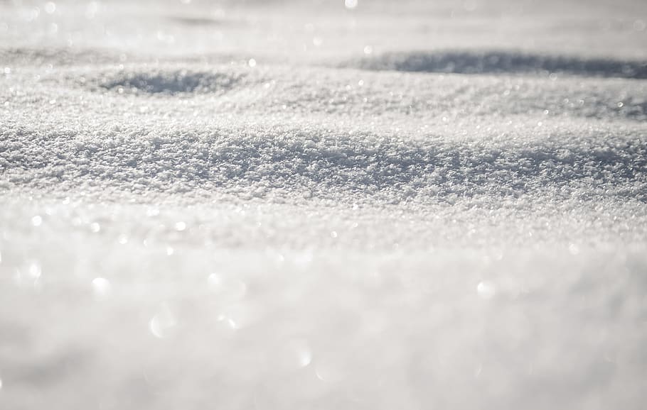 Snow Covered Ground, cold, white, winter, selective focus, no people HD wallpaper