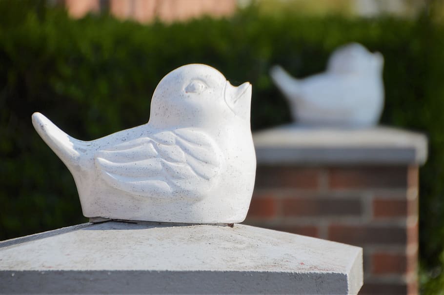 statue, decor, garden, sculpture, figure, ornament, pierre HD wallpaper