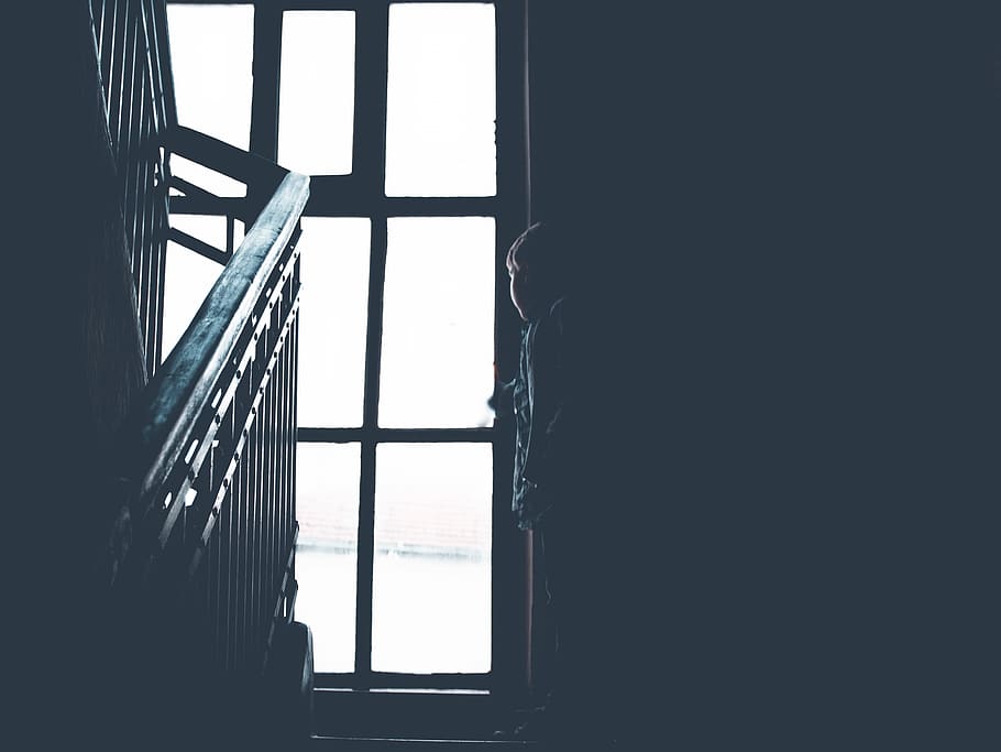 sunlight, corridor, window, indoors, day, glass - material HD wallpaper