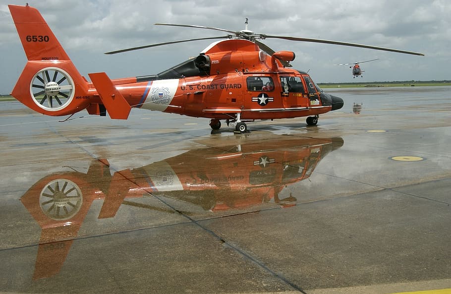coast, guard, heli, helicopter, transport, flying, air vehicle HD wallpaper