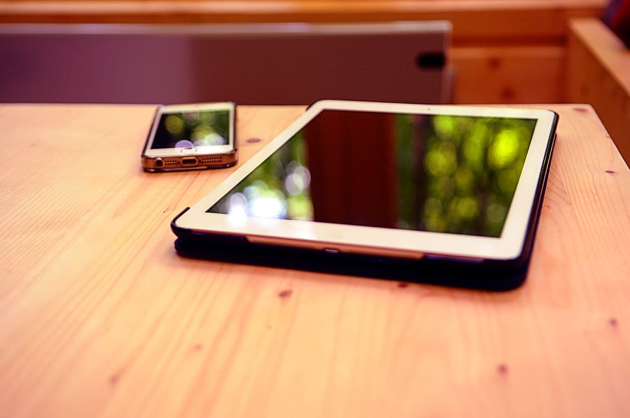 iphone, ipad, tablet, technology, mobile, business, office HD wallpaper