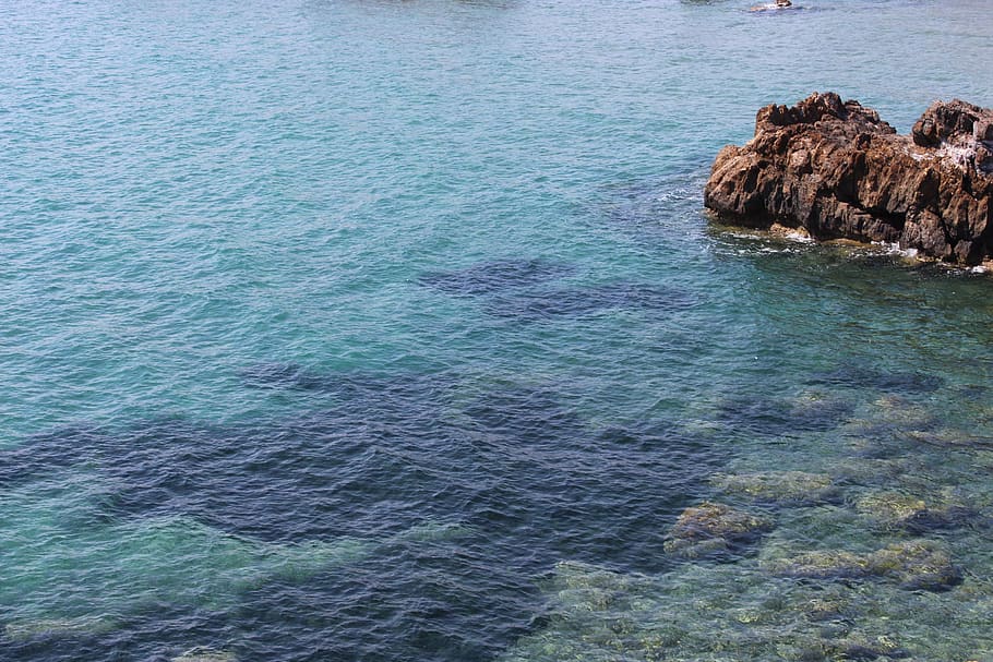 spain, mazarrón, rock, water, sea, rock - object, beauty in nature HD wallpaper