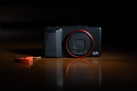 black point-and-shoot camera, electronics, digital camera, video camera HD wallpaper