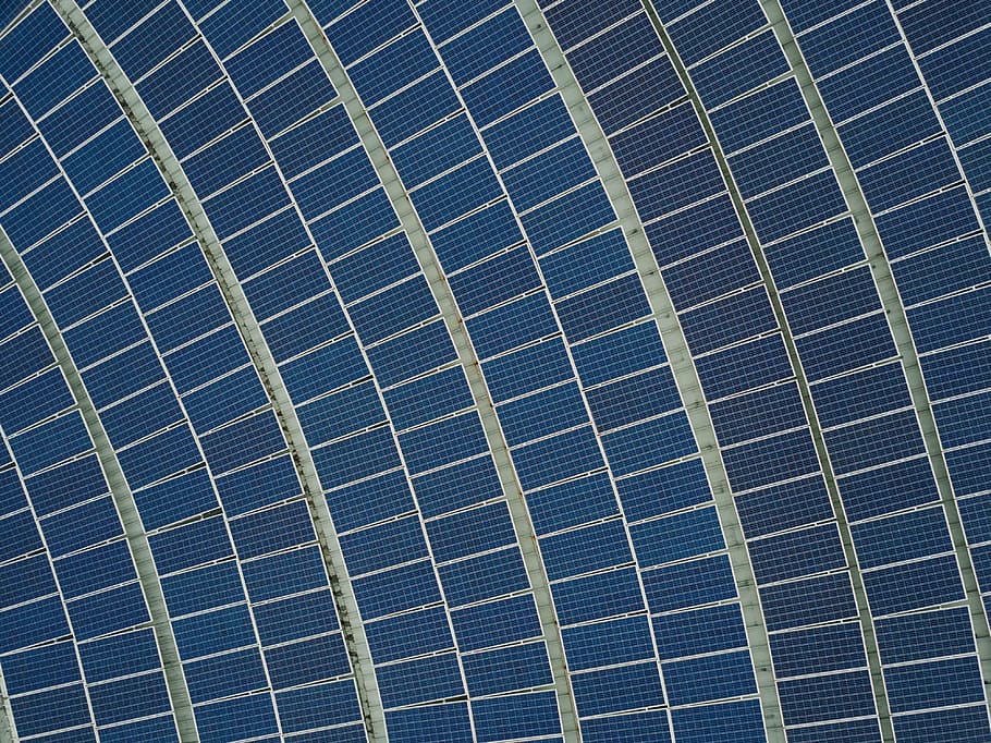 blue solar panel lot, farm, topdown, fuel and Power Generation HD wallpaper