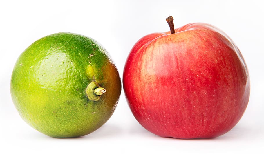 lime, lemon, green, white, apple, fruit, dessert, one, refreshing HD wallpaper
