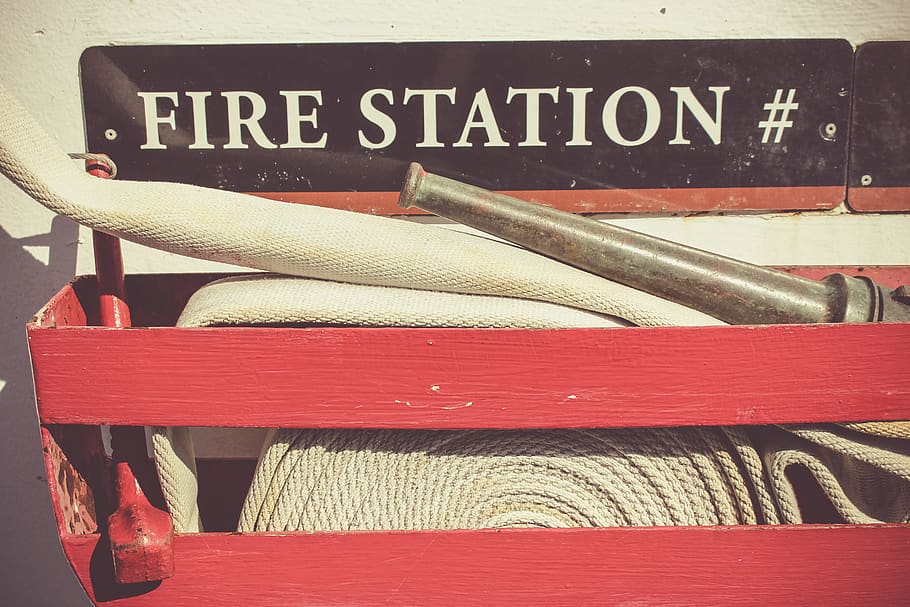 fire, station, text, communication, western script, no people HD wallpaper