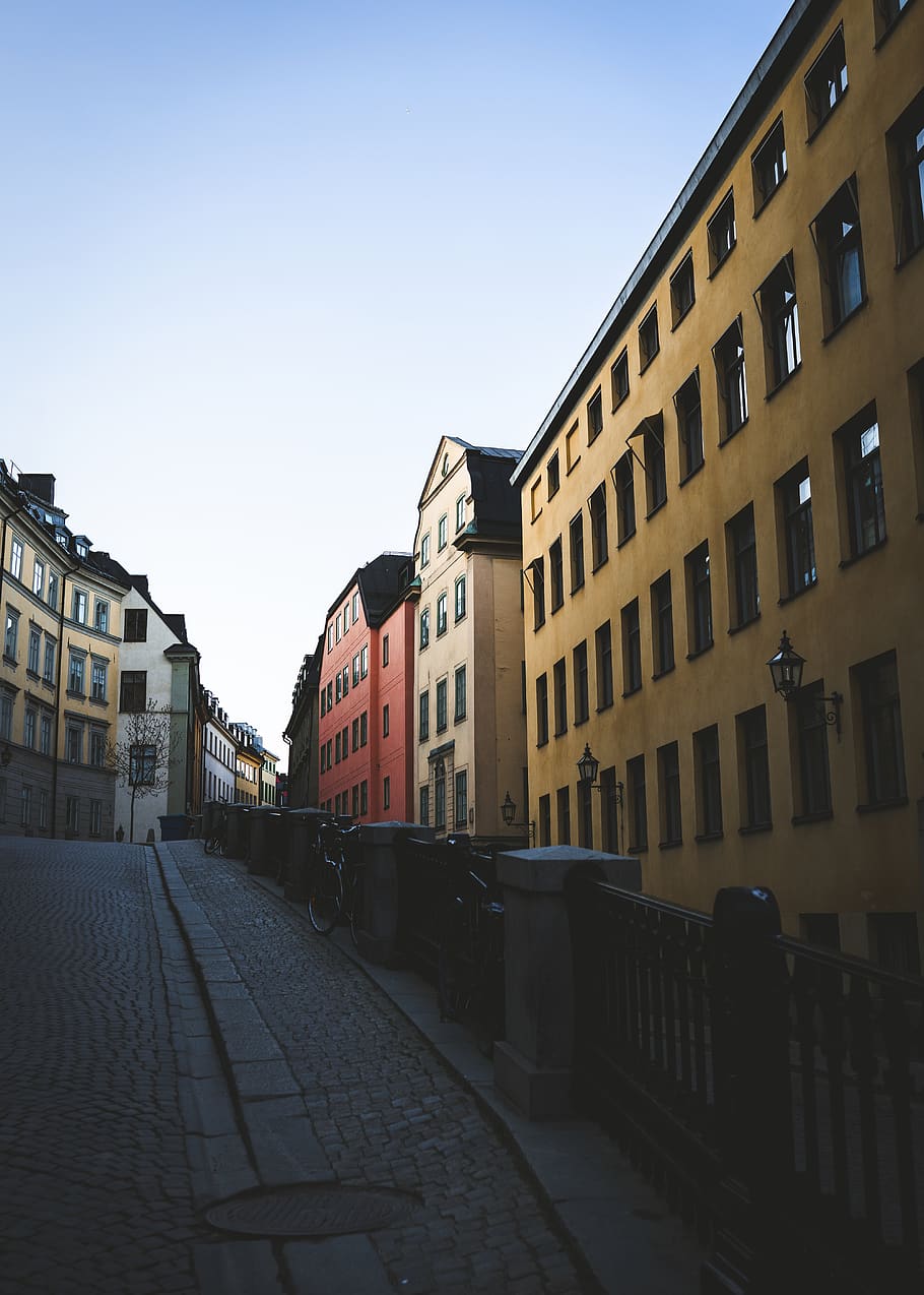 walkway, path, sidewalk, pavement, cobblestone, building, urban HD wallpaper