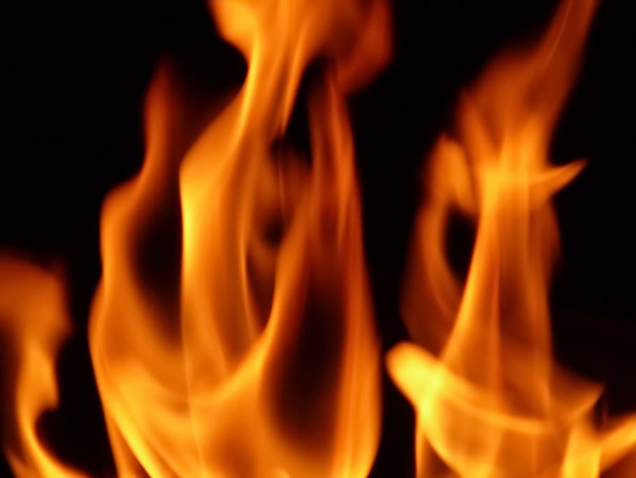 fire, red, flame, burn, lighter, black, unverbrannt, macro HD wallpaper